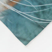 トラの顔 フリースブランケット (角)