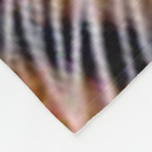 トラの顔 フリースブランケット (角)