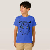 トラの顔 Tシャツ (正面フル)