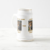 トラの飲み物のマグ ビールジョッキ (正面左)
