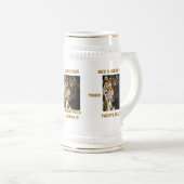 トラの飲み物のマグ ビールジョッキ (正面右)