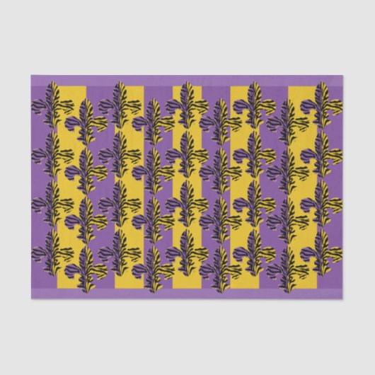 トラの（紋章の）フラ・ダ・リのティッシュペーパー 薄葉紙 (正面)