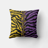 トラの(紋章の)フラ・ダ・リの装飾用クッション クッション (裏面)