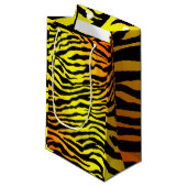 トラは縞で飾ります スモールペーパーバッグ (正面アングル)