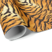 トラは縞で飾ります ラッピングペーパー (ロールコーナー)
