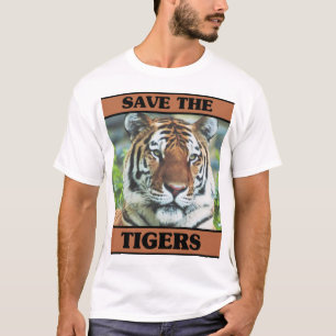 トラを救って下さい Tシャツ