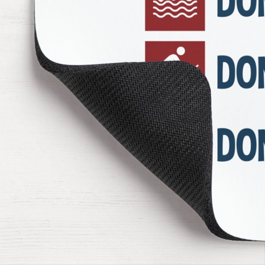 トライアおもしろいスロン3の秘密が墜落の道を曲がらない マウスパッド (コーナー)