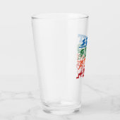 トライアスおもしろいロンで自転車で泳いで死ん走だ タンブラーグラス (右)