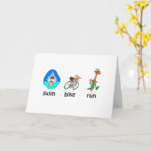 トライアスおもしろいロン カード (黄色い花)