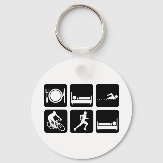 トライアスおもしろいロン キーホルダー (正面)