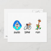 トライアスおもしろいロン ポストカード (正面/裏面)