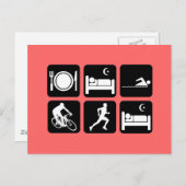 トライアスおもしろいロン ポストカード (正面/裏面)