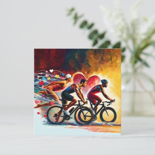 トライアスインスパイアロンアートアスリートバレンタイン シーズンカード (スタンド正面)