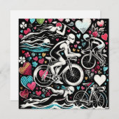 トライアスインスパイアロンラブピローValentine's Day Gi シーズンカード (正面/裏面)