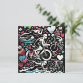 トライアスインスパイアロンラブピローValentine's Day Gi シーズンカード (スタンド正面)