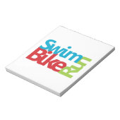 トライアスカッコいいロンデザイン ノートパッド (回転)