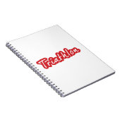 トライアスカッコいいロンデザイン ノートブック (右側)