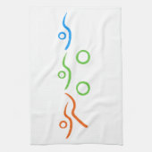 トライアスカッコいいロン及びユニークデザイン キッチンタオル (縦)