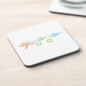 トライアスカッコいいロン及びユニークデザイン コースター (左側)