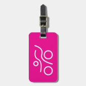 トライアスカッコいいロン及びユニークデザイン ラゲッジタグ (正面縦)