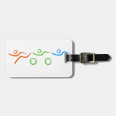 トライアスカッコいいロン及びユニークデザイン ラゲッジタグ (正面横)