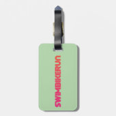 トライアスカッコいいロン及びユニークデザイン ラゲッジタグ (裏面縦)