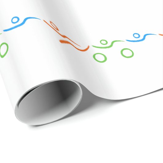 トライアスカッコいいロン及びユニークデザイン ラッピングペーパー (ロールコーナー)