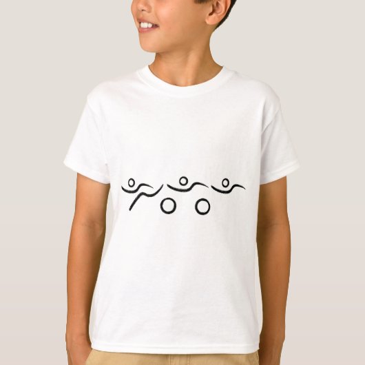 トライアスカッコいいロン及びユニークデザイン Tシャツ (正面)