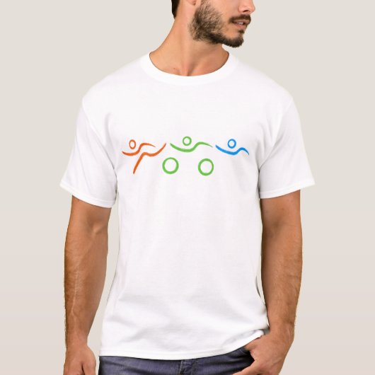 トライアスカッコいいロン及びユニークデザイン Tシャツ (正面)