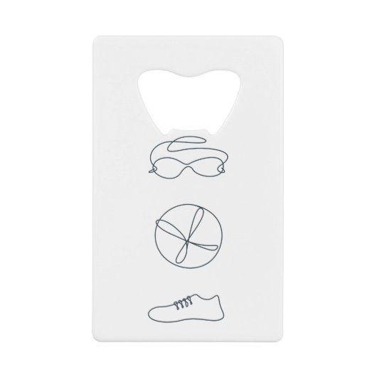 トライアスカッコいいロン新デザイン クレジットカード栓抜き (正面)