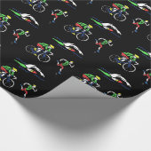 トライアスカラフルロンデザイン ラッピングペーパー (角)