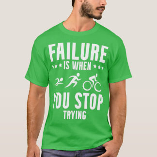 トライアスルトライアスロン走スイブサイクリング Tシャツ