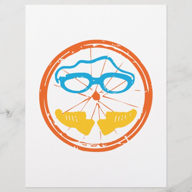 トライアスロンおもしろいデザイン (正面)