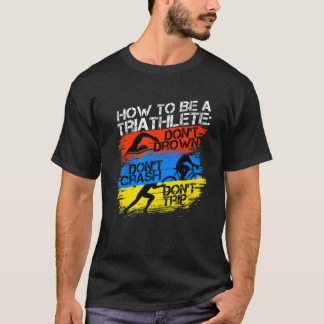トライアスロンおもしろいトリアスリートファーストレースコーチパパFa Tシャツ