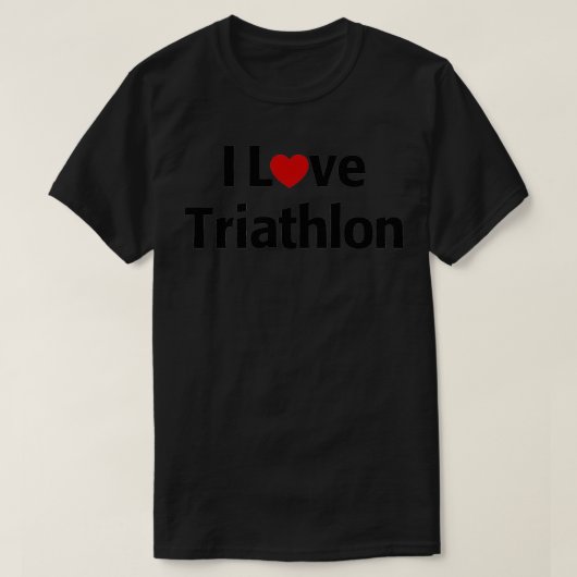 トライアスロンが大好き3 Tシャツ (デザイン正面)