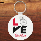 トライアスロンが大好き キーホルダー (正面)