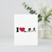 トライアスロンが大好き ポストカード (スタンド正面)