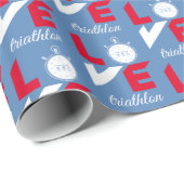 トライアスロンが大好き ラッピングペーパー (ロールコーナー)