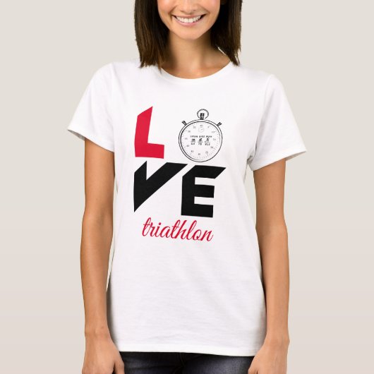トライアスロンが大好き Tシャツ (正面)