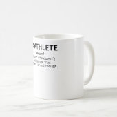 トライアスロンが贈り物を3種目の耐久スポーツ コーヒーマグカップ (正面右)