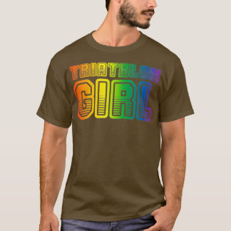 トライアスロンのガールギフト Tシャツ