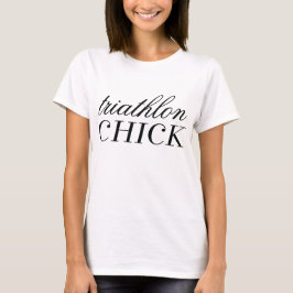 トライアスロンのシックタンクブラック Tシャツ