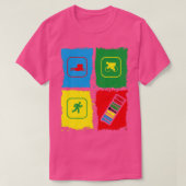 トライアスロンのスポーツファン用ギフトアイディア Tシャツ (デザイン正面)