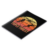 トライアスロンのトリプル脅威ヴィンテージ ノートブック (左側)