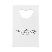 トライアスロンのバイク走ス クレジットカード栓抜き (裏面)