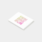 トライアスロンのバイク走ス ポストイット (アングル)