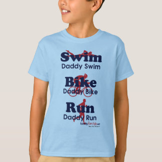 トライアスロンのパパ Tシャツ