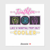 トライアスロンのマム、通常のマムのように シール (シート)