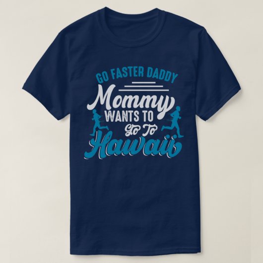 トライアスロンのモチーフ4 Tシャツ (デザイン正面)