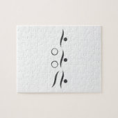 トライアスロンのユニークなギフト ジグソーパズル (横)